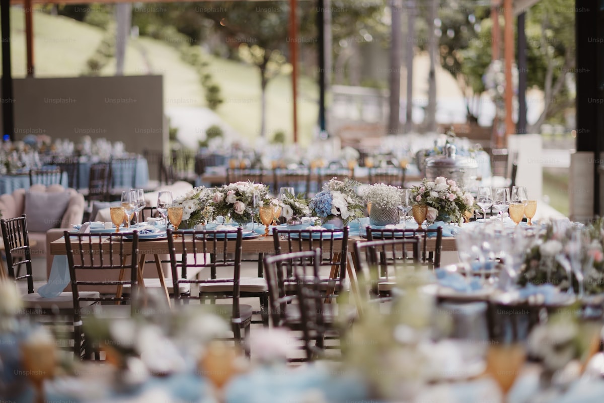 Professional wedding DJ equipment setup with sound system and lighting