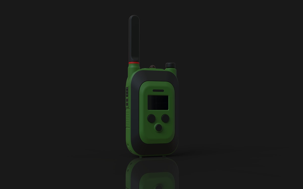 Wedding vendors using two-way radios for coordination